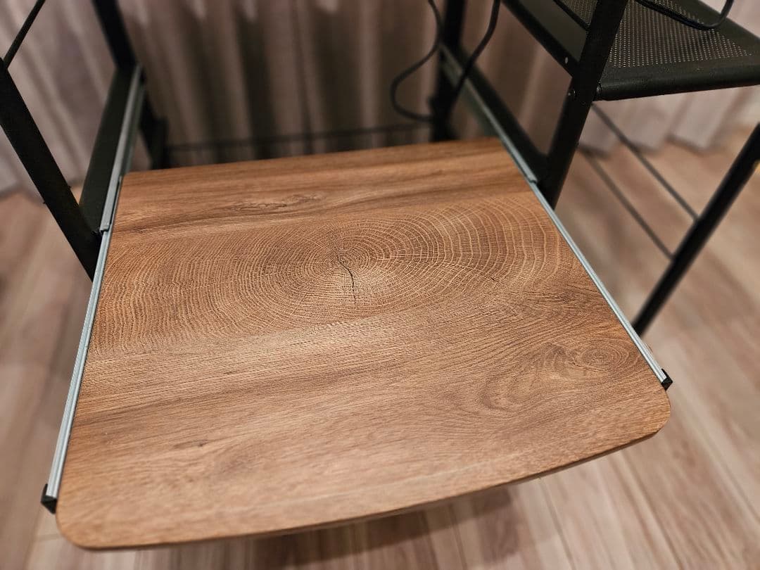 美品 キッチンラック コンセント付き