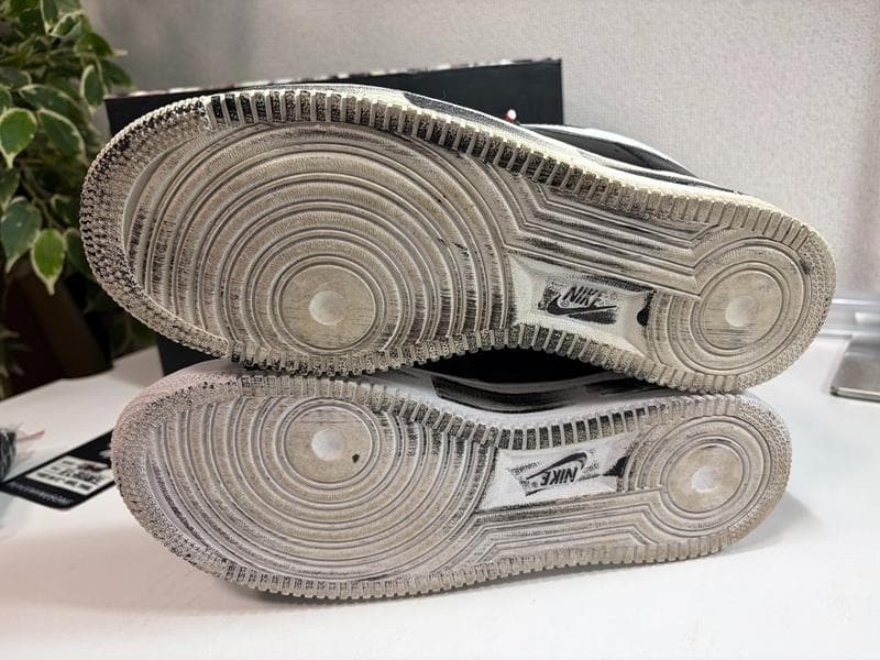 極美品NIKEｘPEACEMINUSONE　エアフォース1　AQ3692-001