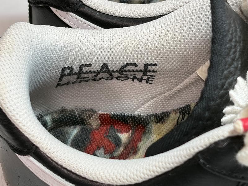 極美品NIKEｘPEACEMINUSONE　エアフォース1　AQ3692-001