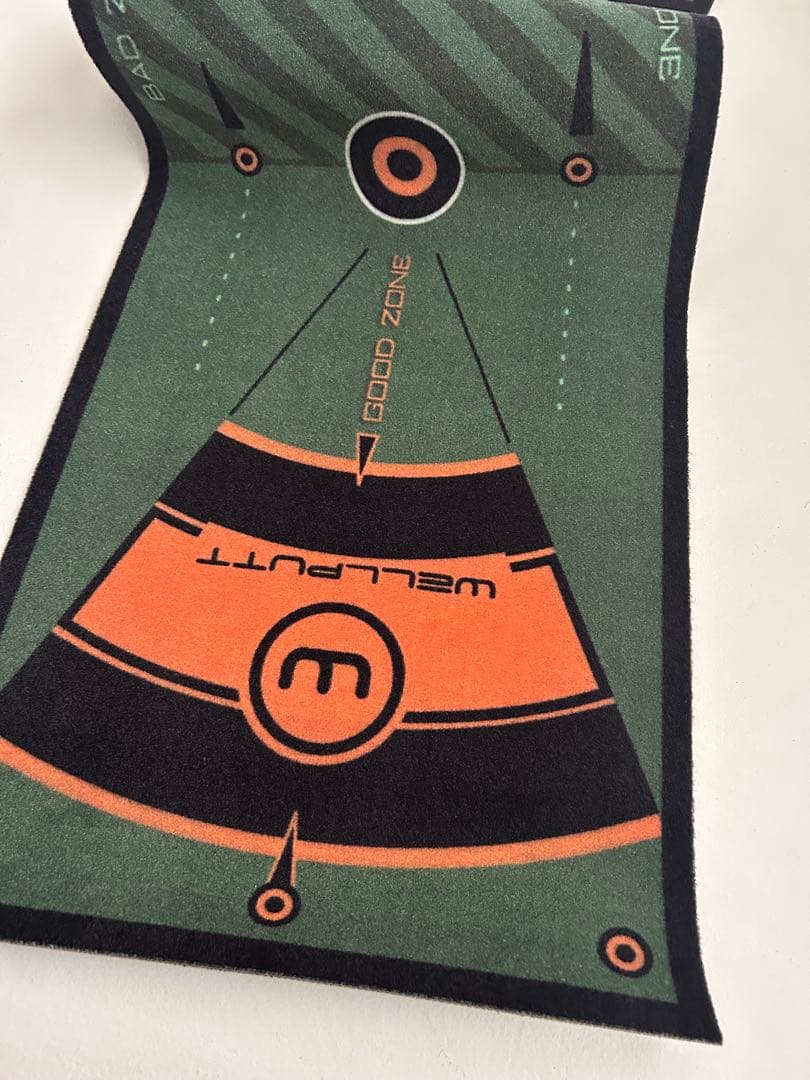 Wellputt ウェルパット ゴルフパターマット 4m 中古 練習用マット