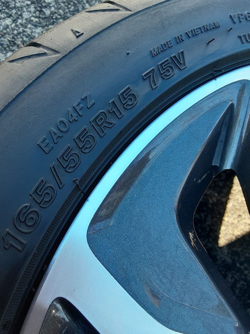 スズキ純正アルミホイール&タイヤ 4本セット