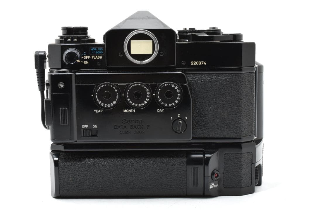 キャノン F-1前期 モータードライブ付き 50mm F1.8レンズセット