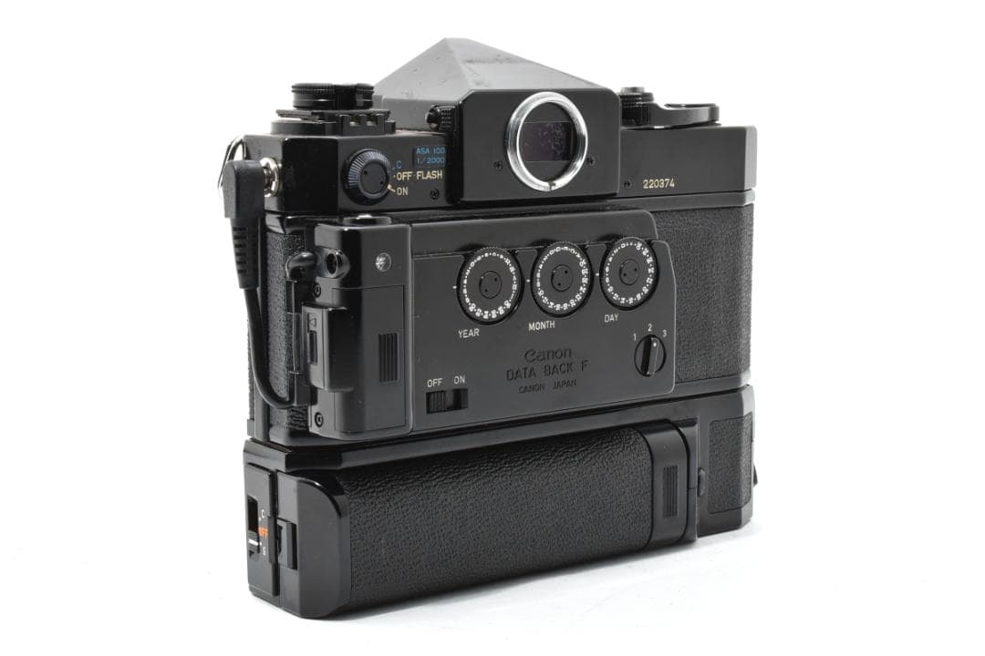 キャノン F-1前期 モータードライブ付き 50mm F1.8レンズセット