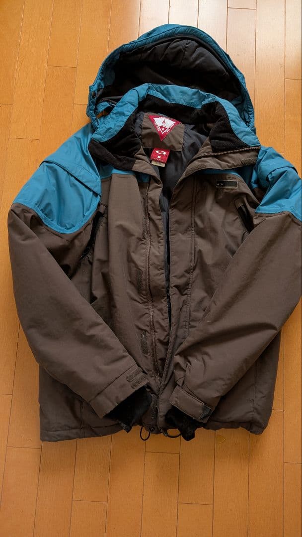 Oakley Road Fuel ジャケット M ブラウン/ブルー　オークリー