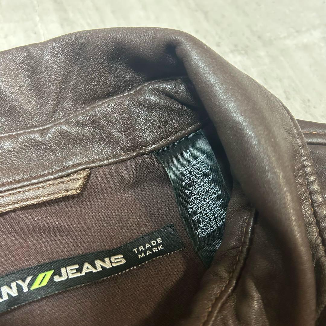 ジャケット・アウター 00s archive DKNY JEANS Leather Jacket