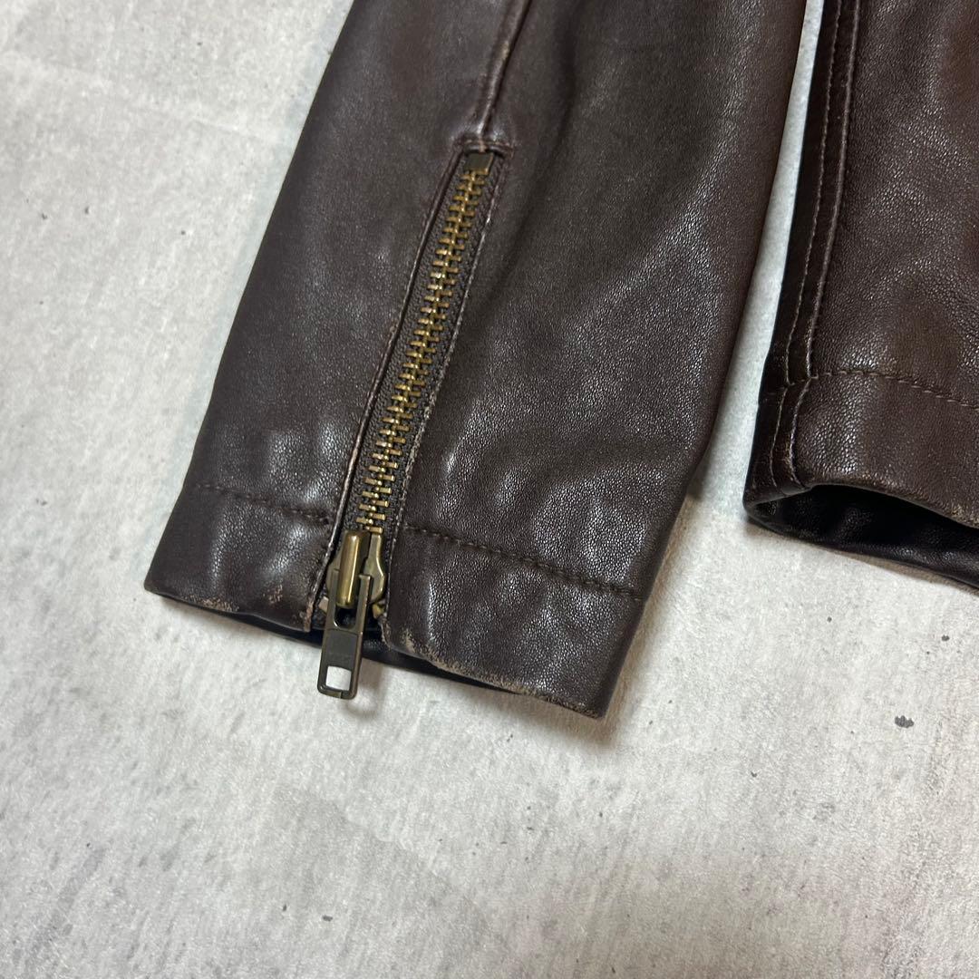 ジャケット・アウター 00s archive DKNY JEANS Leather Jacket