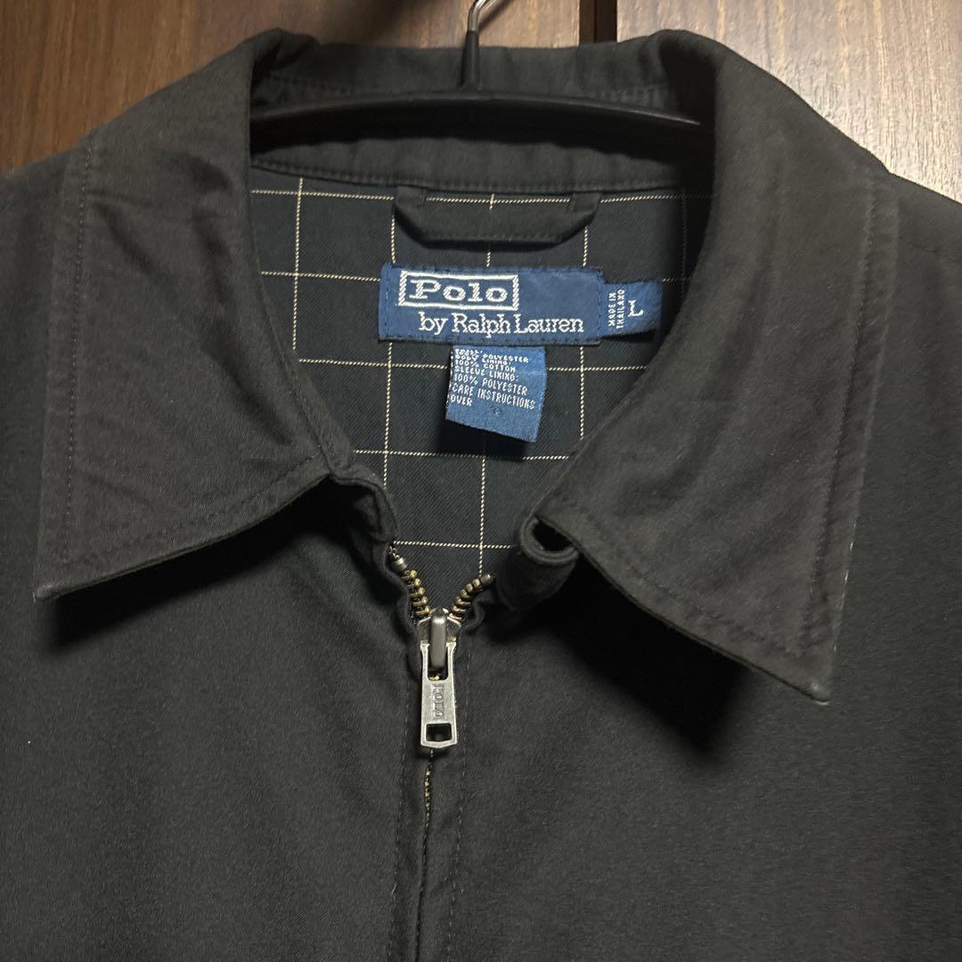 polo Ralphlauren スイングトップ　ブラック L