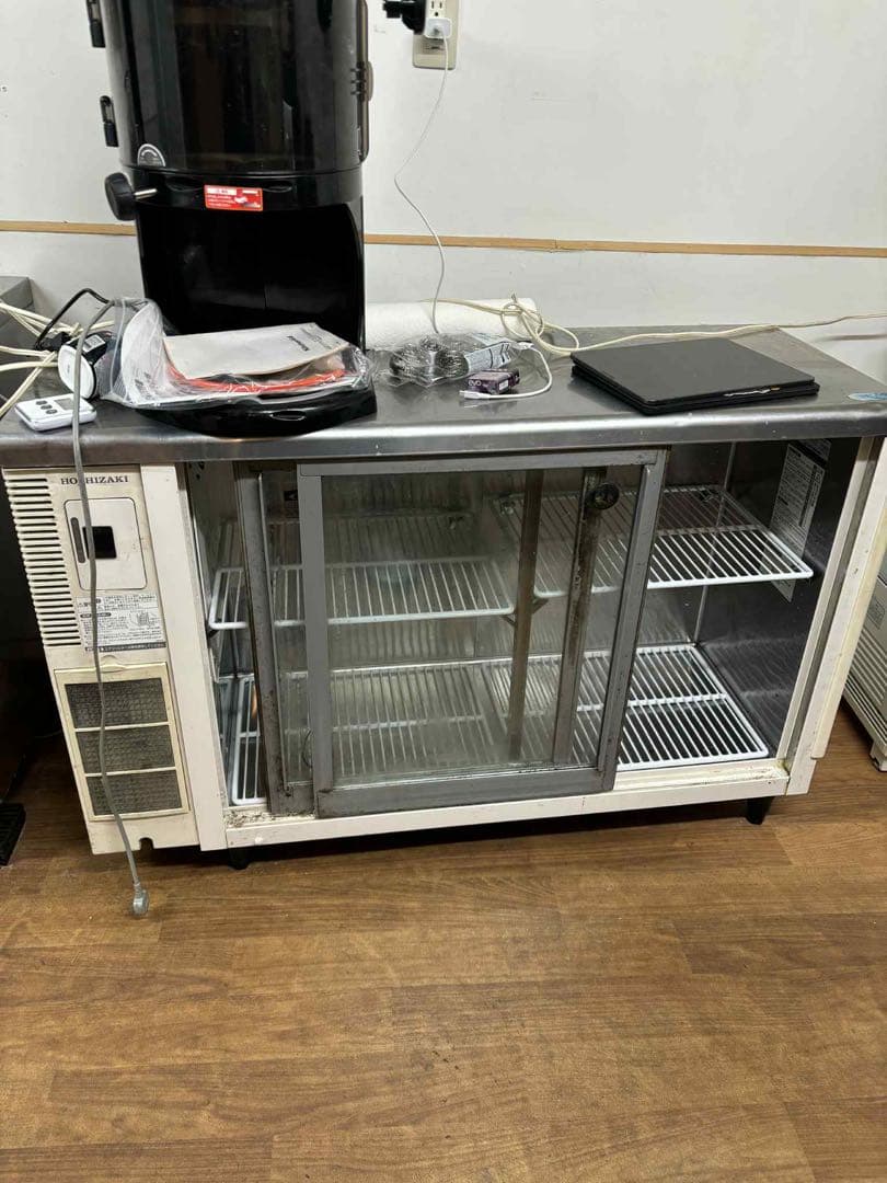 ステンレススチール 2ドア冷蔵庫 約80cm