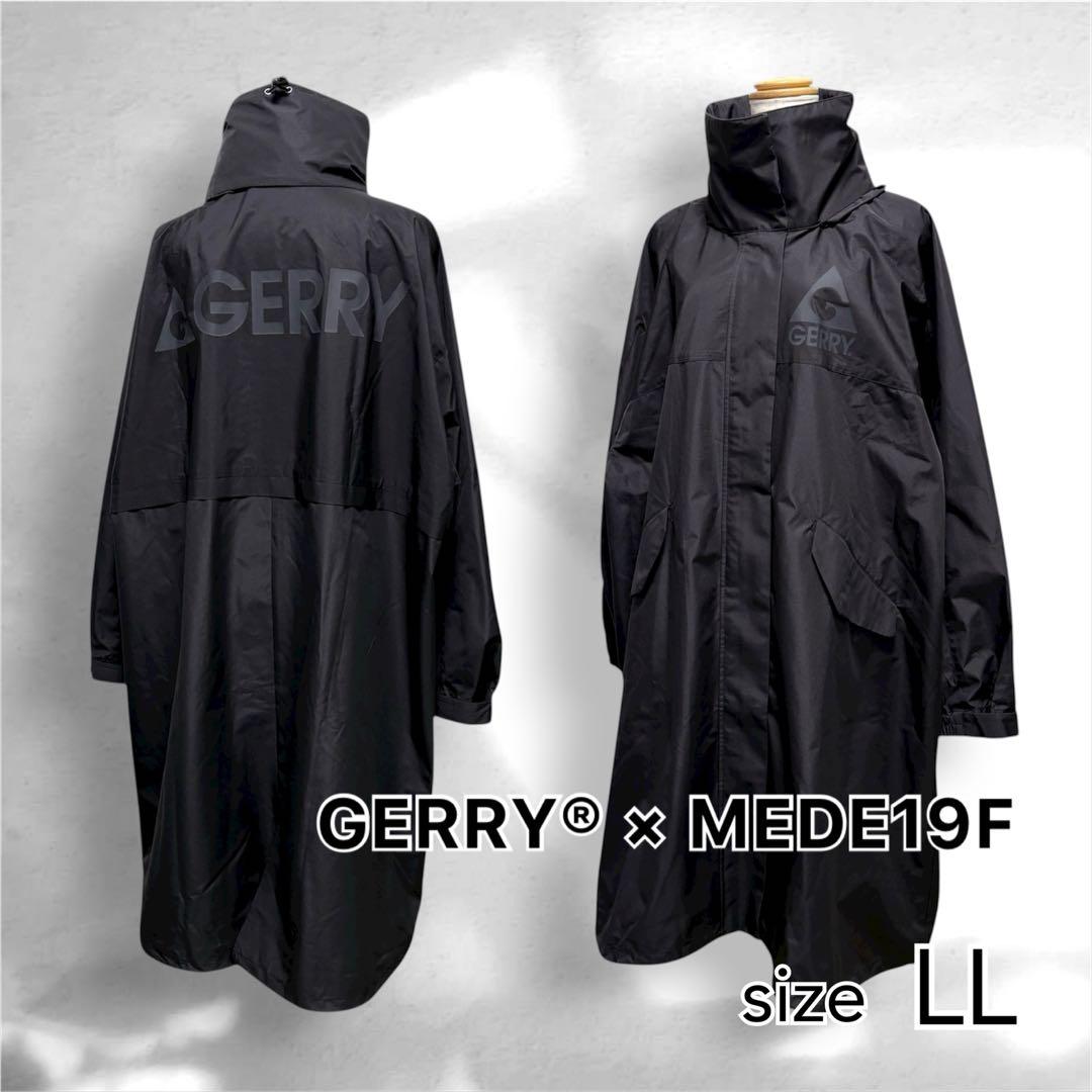 美品　GERRY × MEDE19F　別注　ミリタリーコート　ロング　黒　LL
