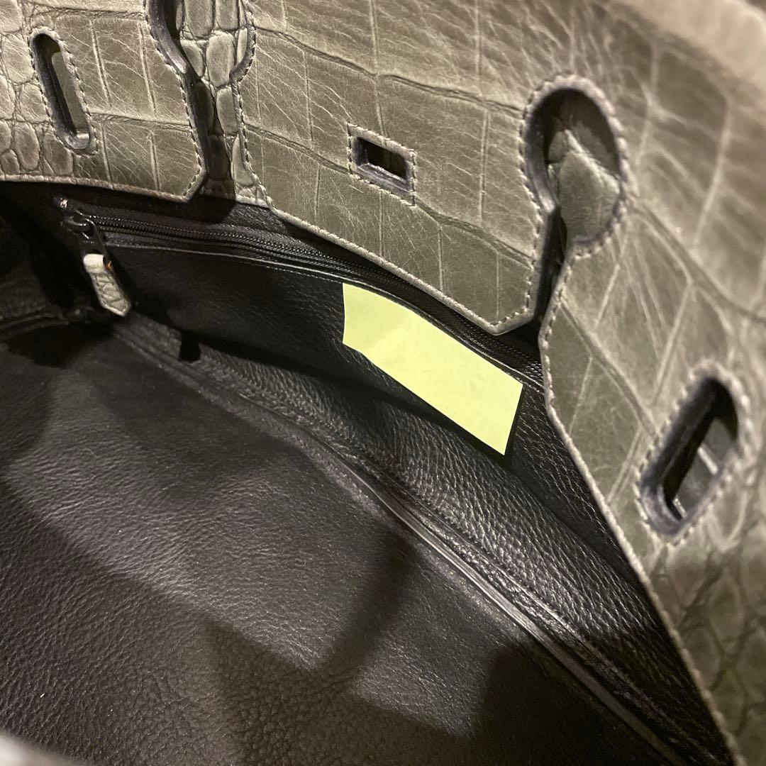 【超美品】銀座オーソドキシー　クロコ革　ショルダーバッグ