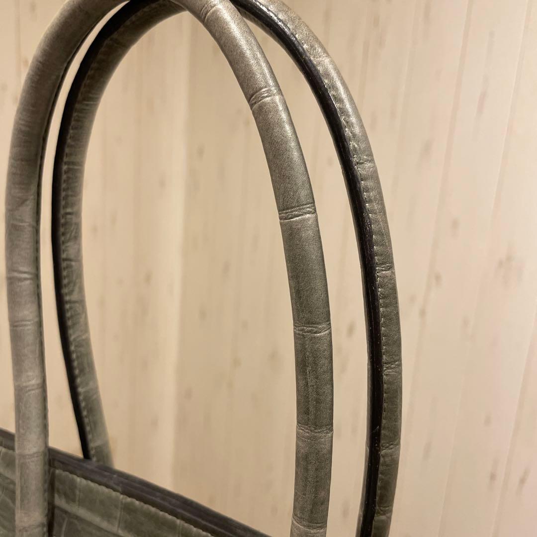 【超美品】銀座オーソドキシー　クロコ革　ショルダーバッグ
