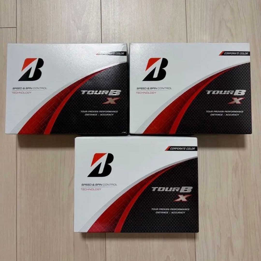 【新品】BRIDGESTONE TOUR B X ゴルフボール 3ダース
