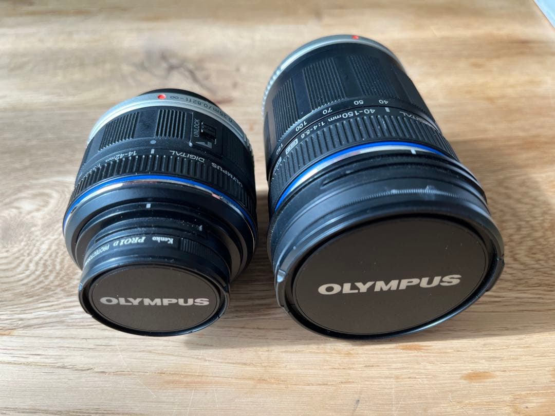 OLYMPUS E-PL1 ミラーレス一眼 レンズ2個付 シャッター回数3438