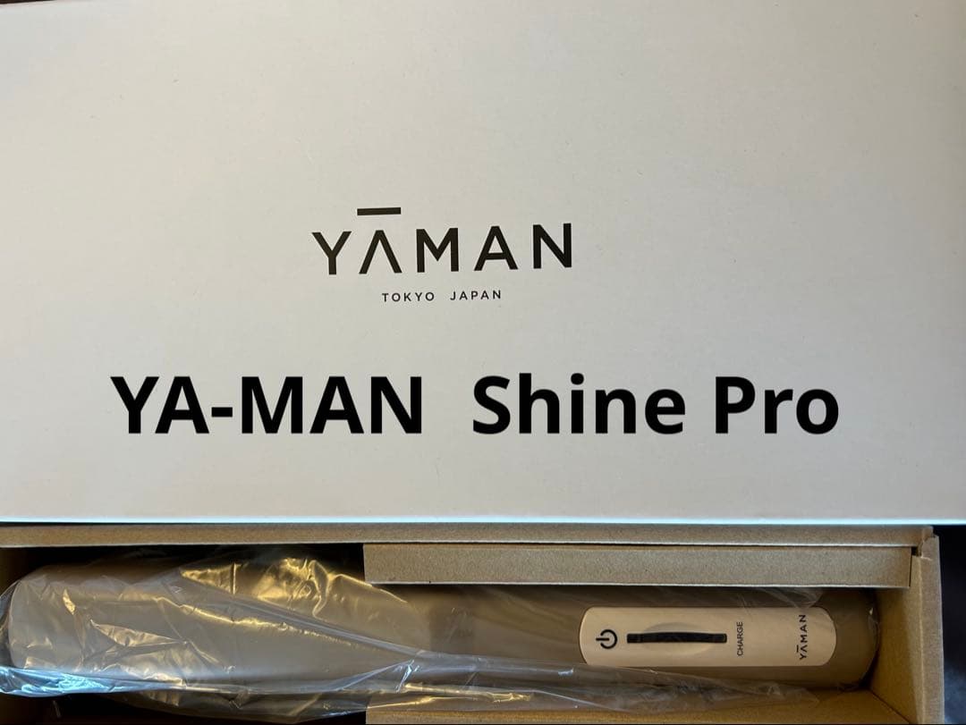 YA-MAN Shine Pro 超音波トリートメント導入器　グレージュ