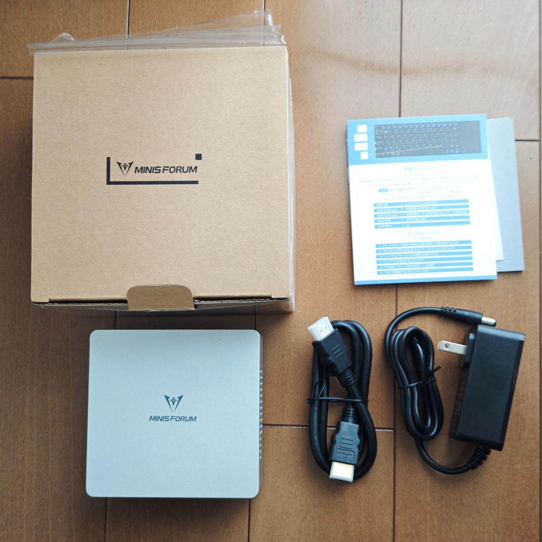 MINISFORUM UN100L ミニPC 16GB 512GB