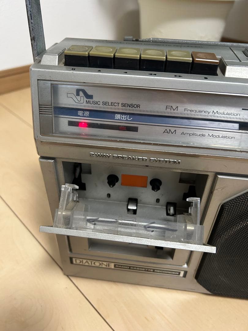 DIATONE ラジカセ FM/AMカセットデッキ JR-311