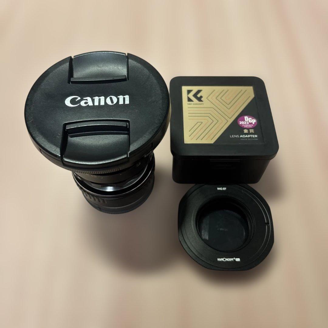 HELIOSレンズ　M42マウント　(Eマウント変換、EFマウント変換)付属