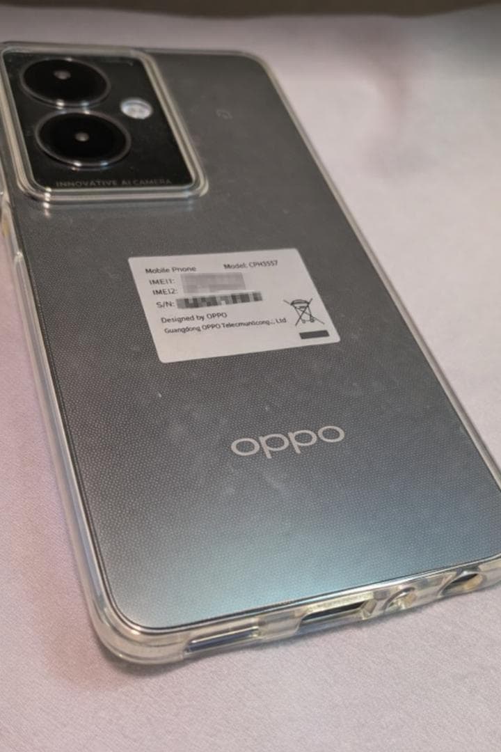 OPPO CPH2557 本体のみ ほぼ未使用 初期設定のみ ケース・フィルム付