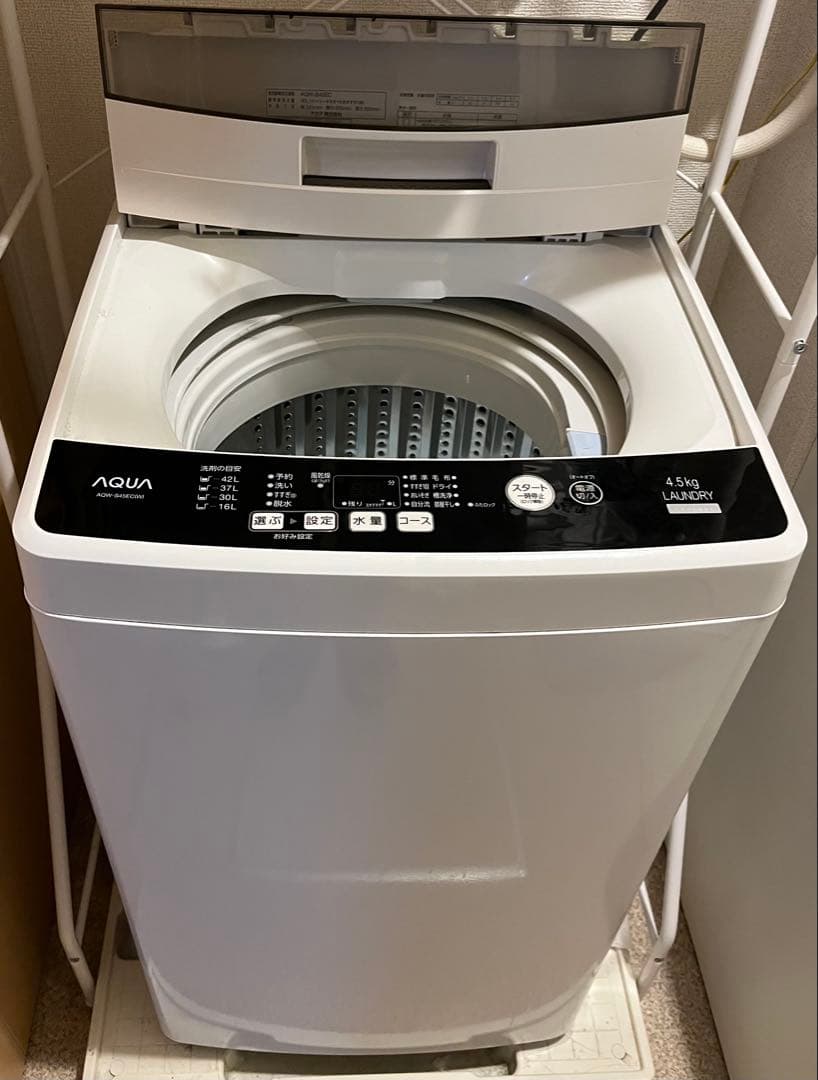 AQUA 4.5kg 全自動洗濯機 本体