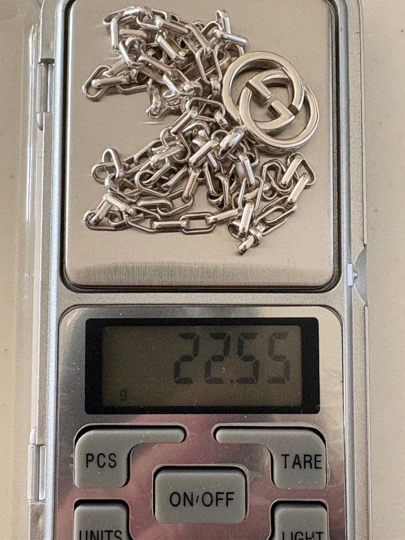 GUCCI グッチ インターロッキングネックレス【箱/ポーチ付】