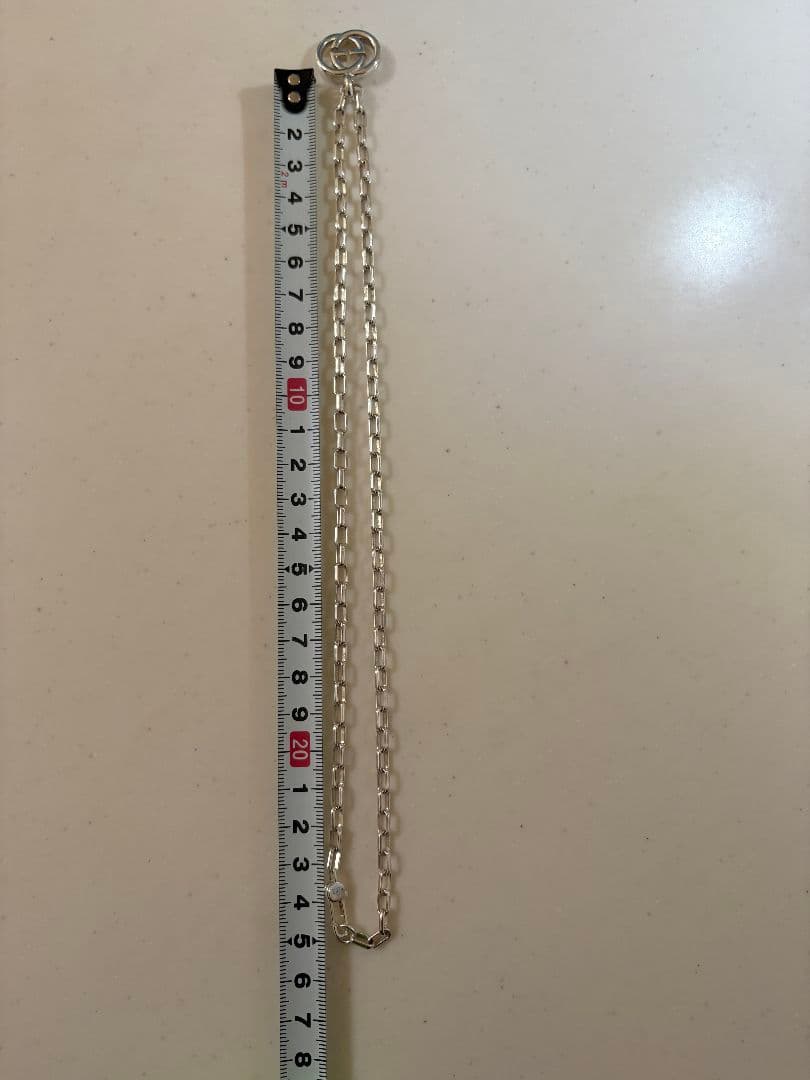 GUCCI グッチ インターロッキングネックレス【箱/ポーチ付】