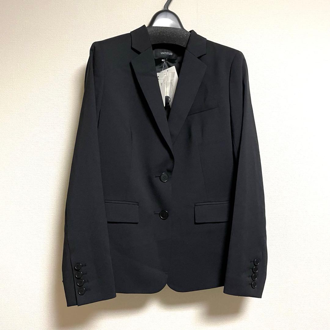 アンタイトル パンツスーツ セットアップ 新品未使用 黒 Lサイズ 2024SS