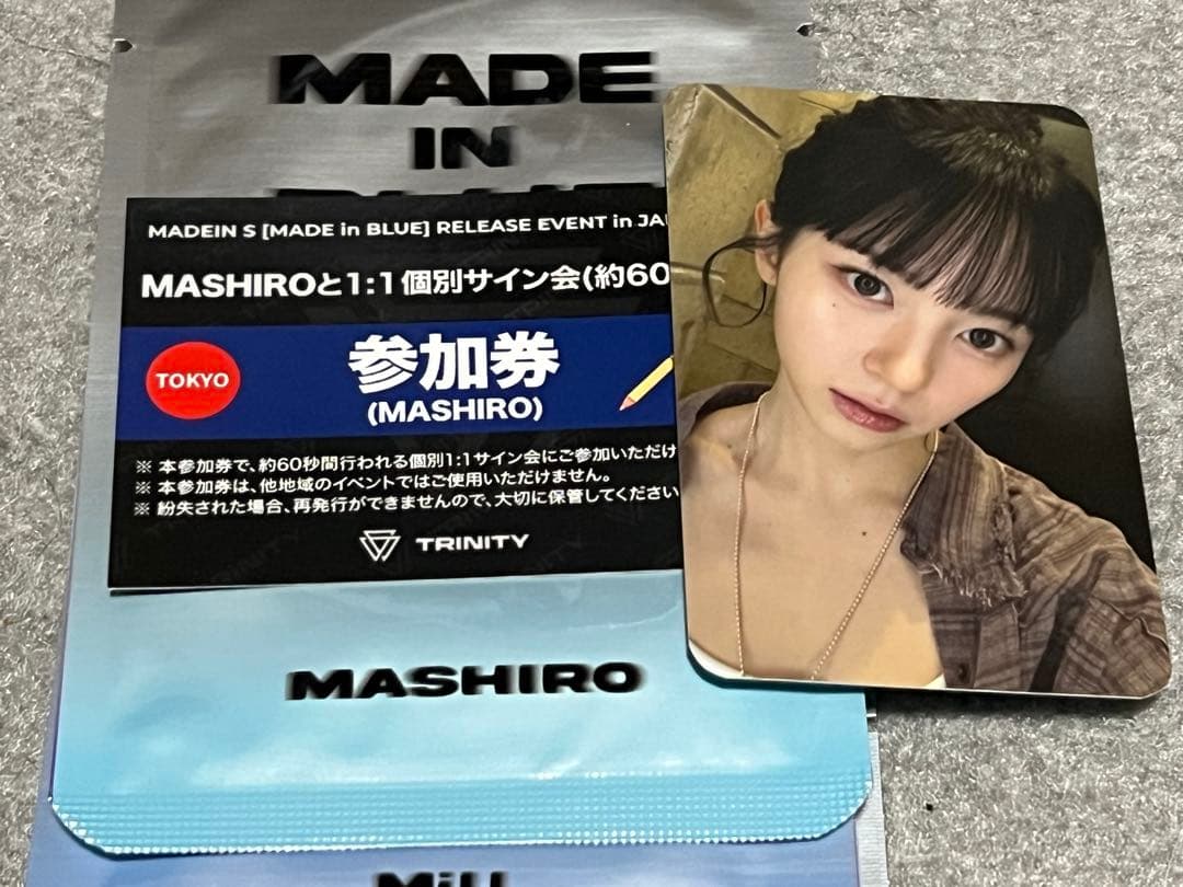MADEIN S 個別サイン会 マシロ MASHIRO 10/4(土)東京