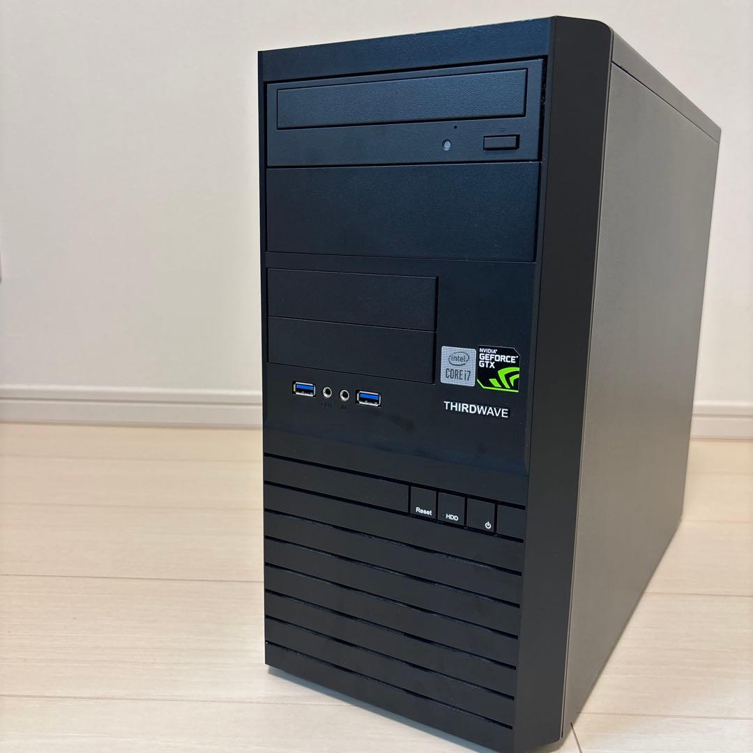 デスクトップPC／i7-10700／GTX1650／16GB／SSD512GB