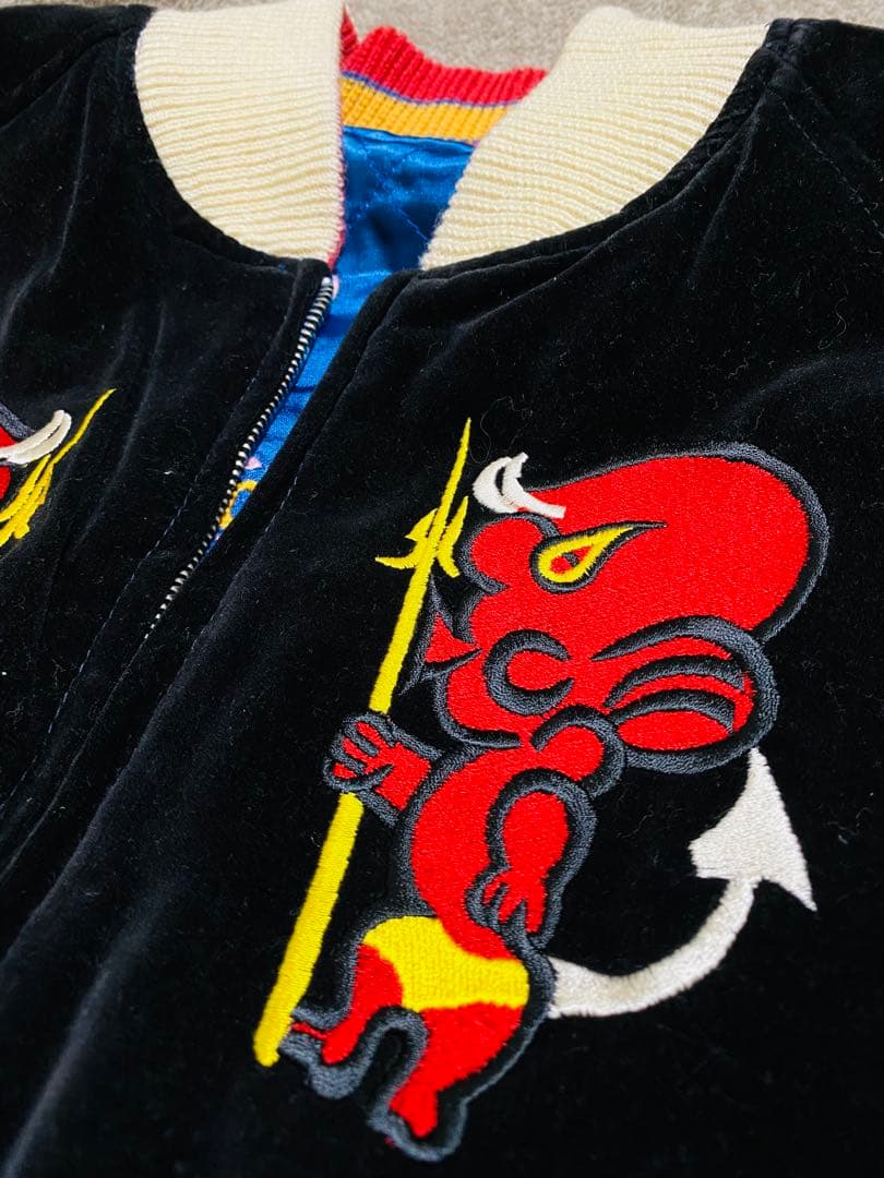 TEDMAN 別珍 ２面用 日本 スカジャン unisex レーヨン ベトジャン