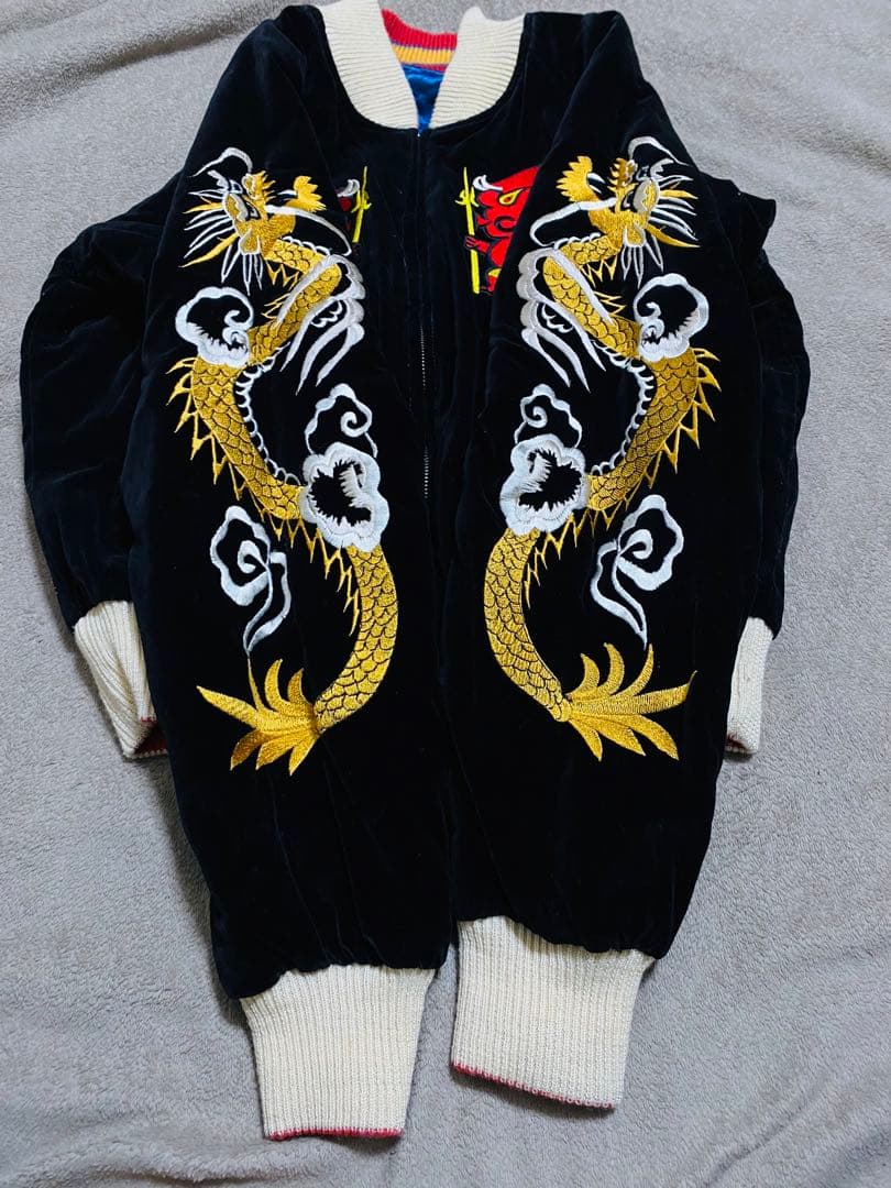 TEDMAN 別珍 ２面用 日本 スカジャン unisex レーヨン ベトジャン