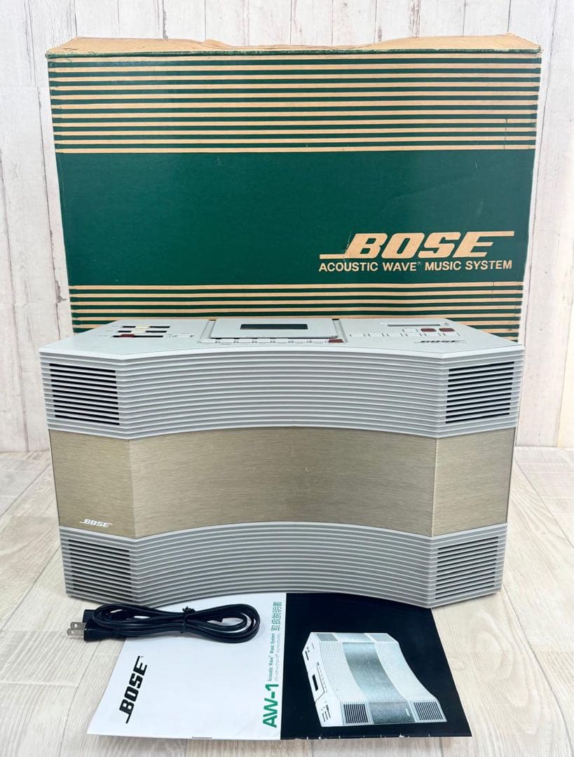 動作品・レア　ボーズBOSE AW-1 ラジカセ　昭和レトロ名機　ラジオ