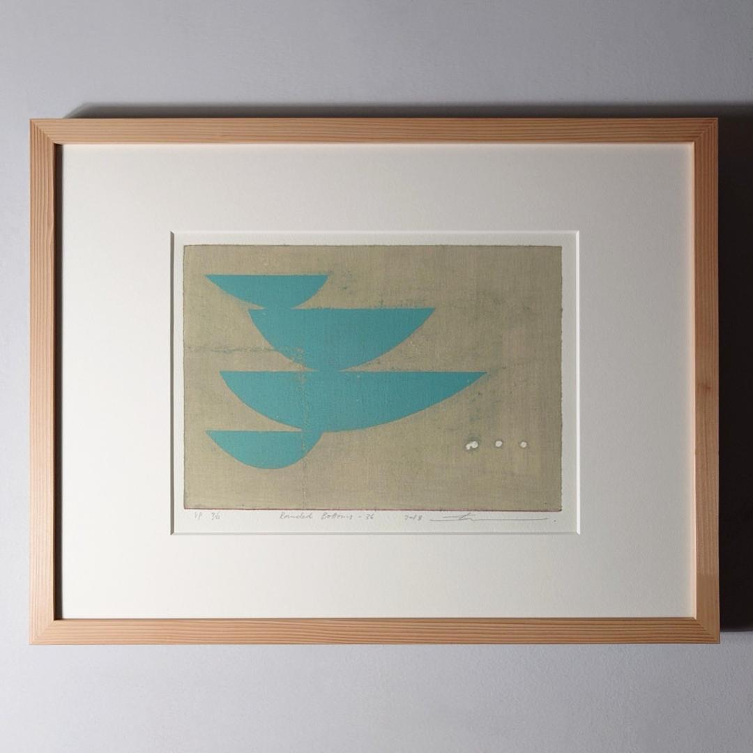 黒木周「Rounded Bottom-36」クロスグラフ IDEE取扱版画家