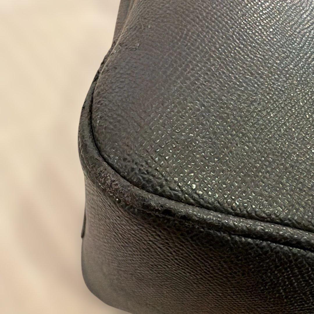 【美品】コーチ　ビジネスバッグ　2way レザー　ブラックカラー