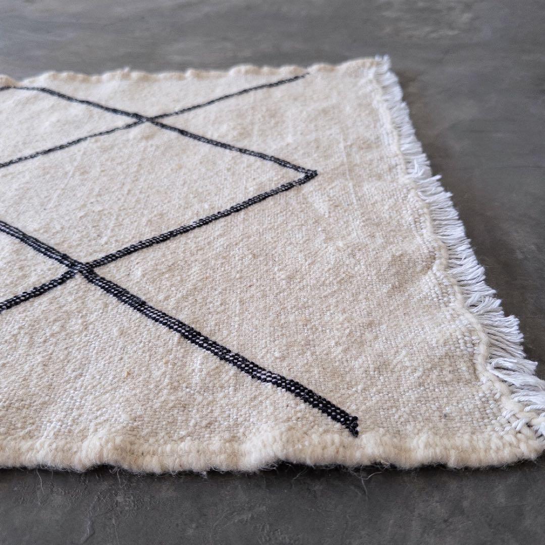 【新品】キリム ベニワレン モロッコラグ 玄関マット