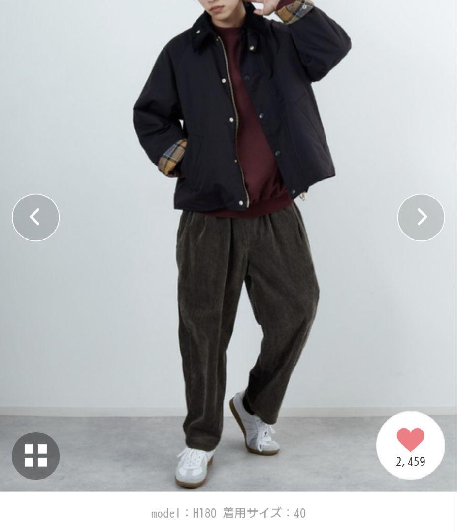 Barbour 　トランスポート　中綿 40　 オリーブ　男女兼用