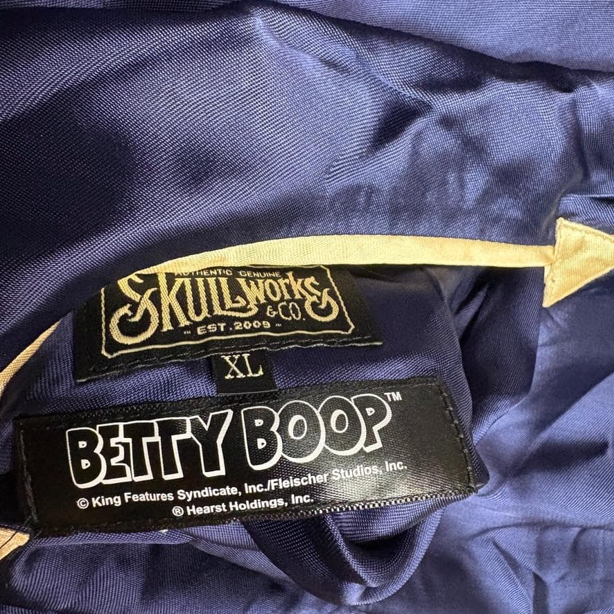 希少　SKULL WORKS × Betty Boop スカジャン リバーシブル