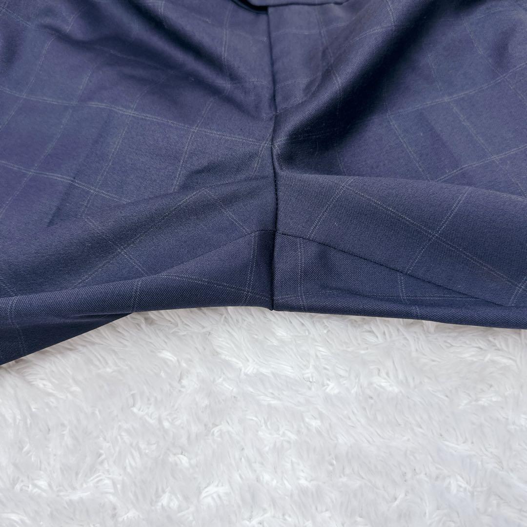 【美品】スーツカンパニー REDA グレンチェック ウール パンツスーツ L