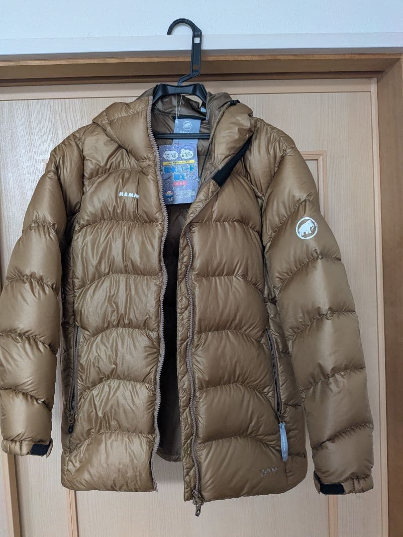 MAMMUT ブラウン ダウンジャケット Ｌサイズ