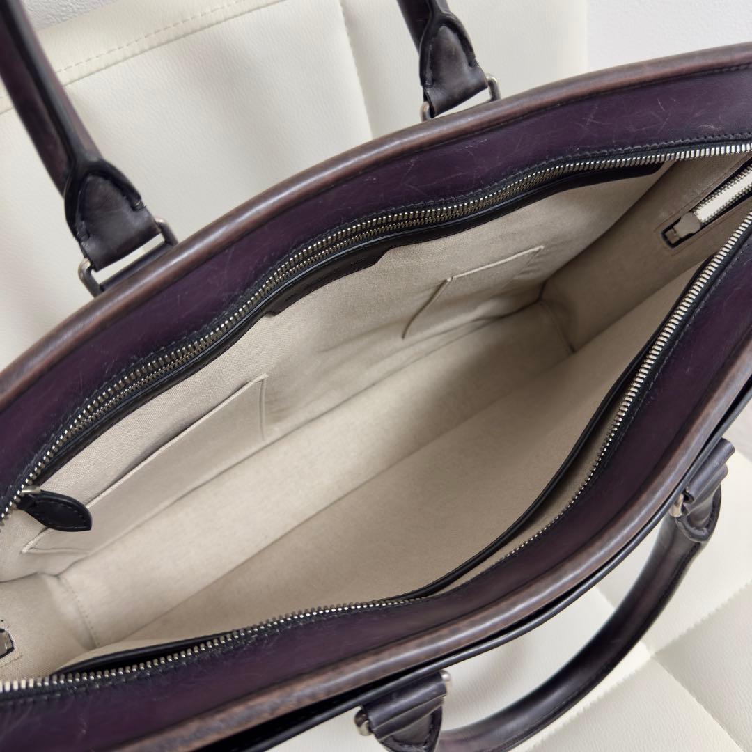 限定 定価81.9万円 ベルルッティ アンジュール スリットレザーブリーフケース