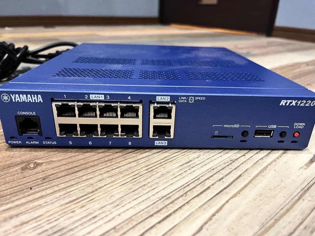 YAMAHA RTX1220 ルーター 8ポート　箱無し
