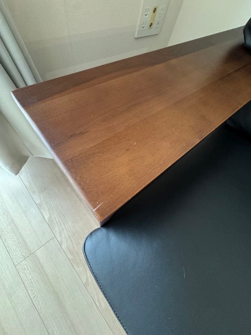 3人掛けソファー　ブラックレザー　NOCE 本革