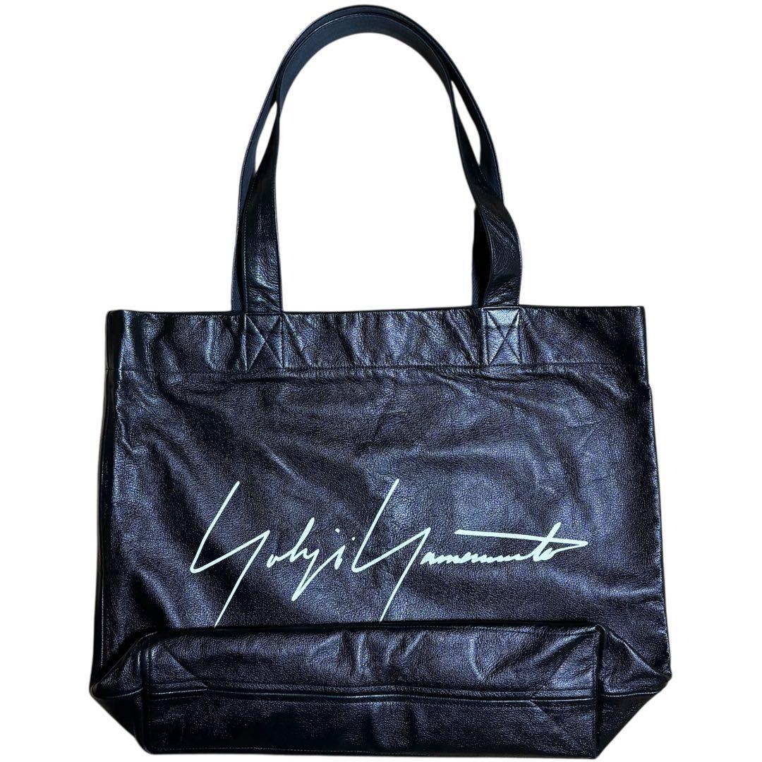 YOHJI YAMAMOTO レザー トートバッグ 黒 正規品