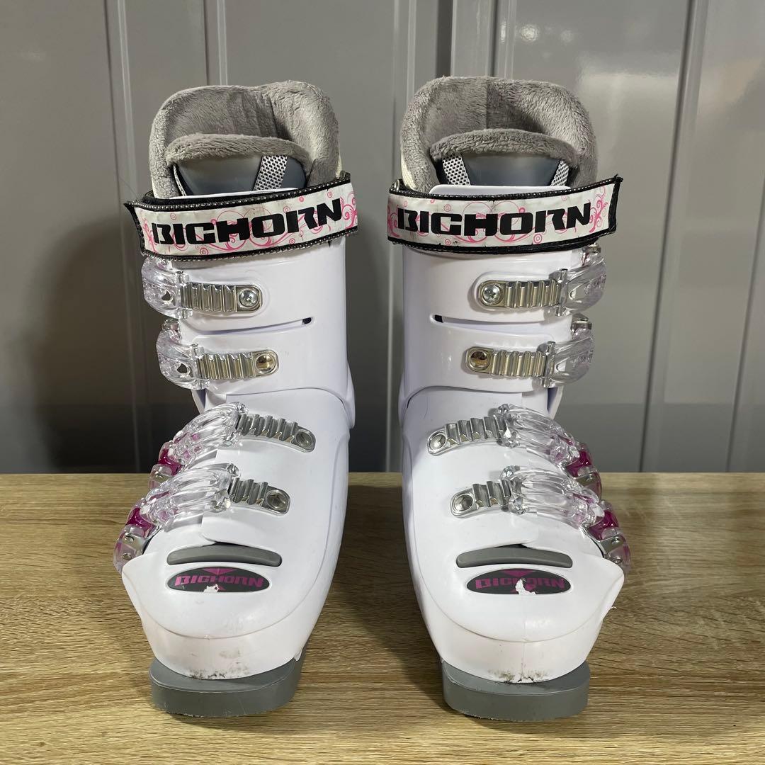 K2 136cm BIGHORN23/23.5cmストック付きスキーセット