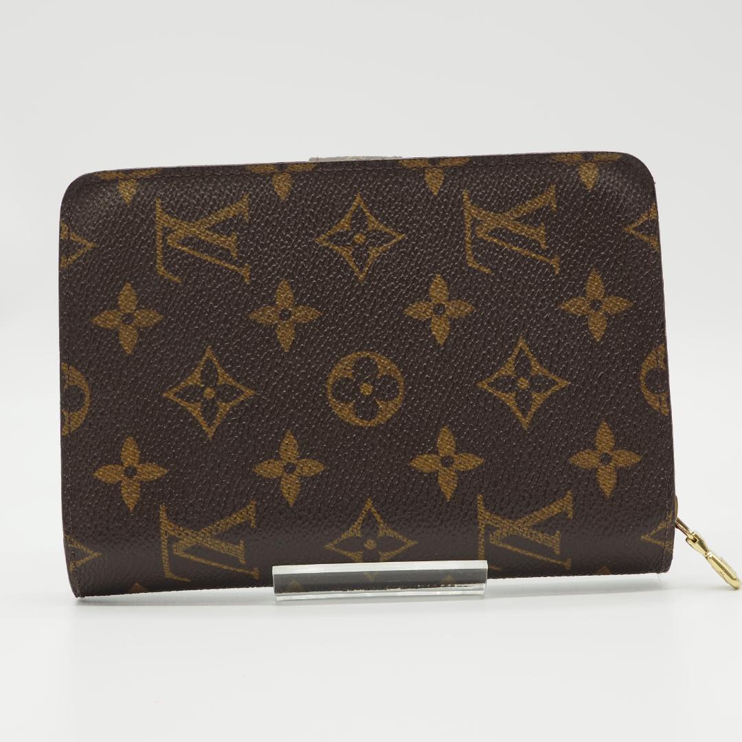 ルイヴィトン モノグラム ポルトパピエ ジップ 二つ折り財布