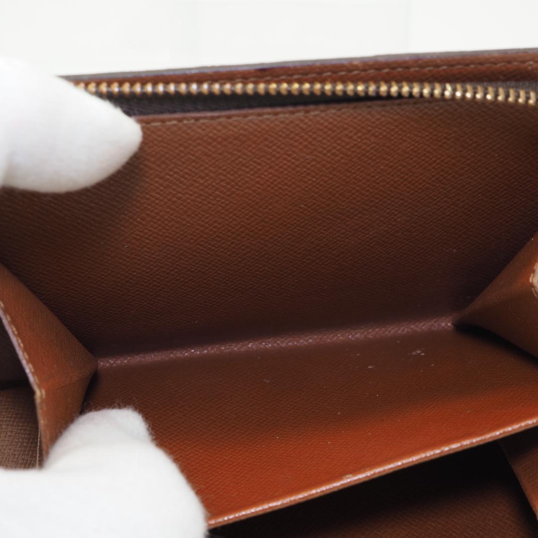 ルイヴィトン モノグラム ポルトパピエ ジップ 二つ折り財布