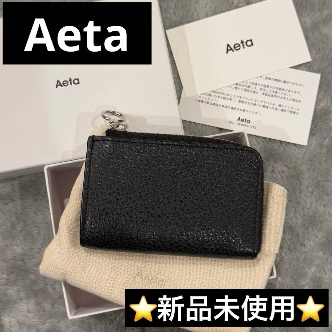 ⭐️新品未使用⭐️　Aeta　アエタ　ケース　PG13　カウレザー　ブラック