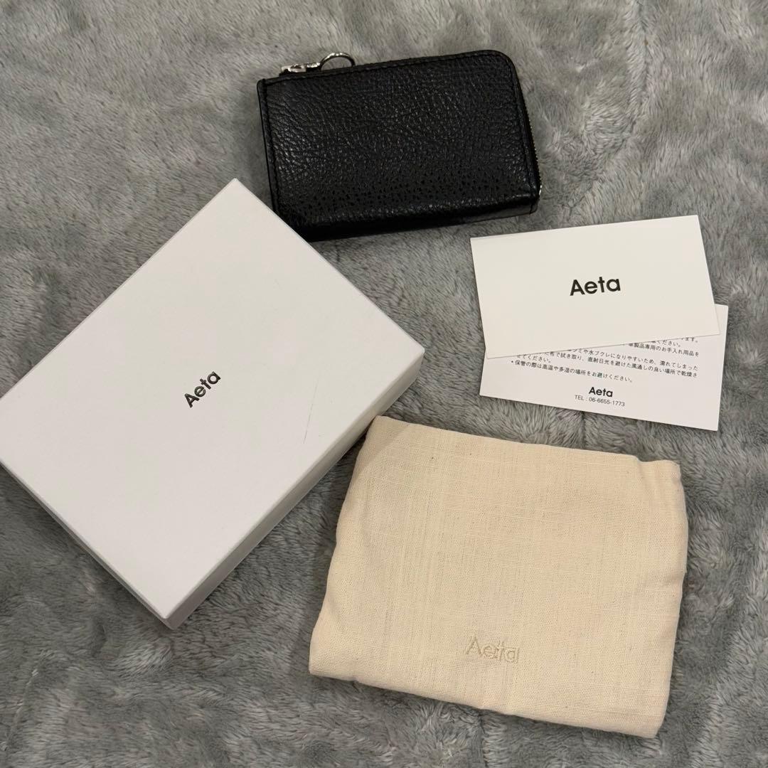 ⭐️新品未使用⭐️　Aeta　アエタ　ケース　PG13　カウレザー　ブラック