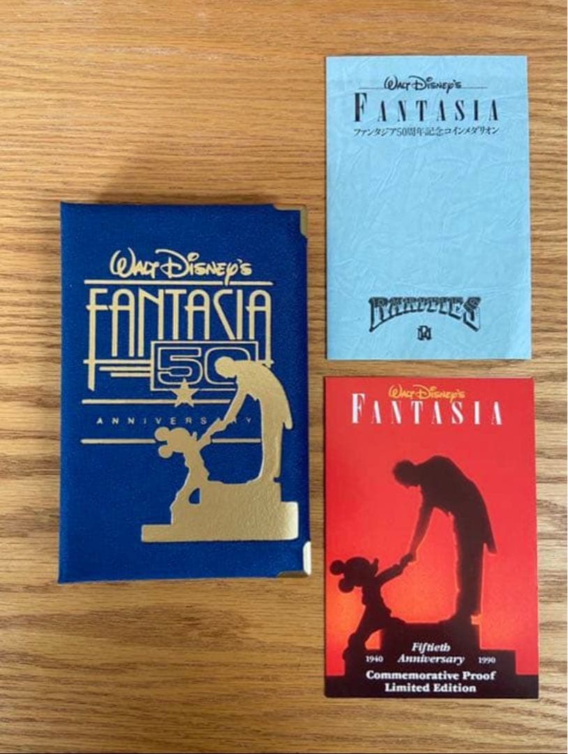 純銀　1オンス 31.1gファンタジア50周年記念メダリオン　プルーフ