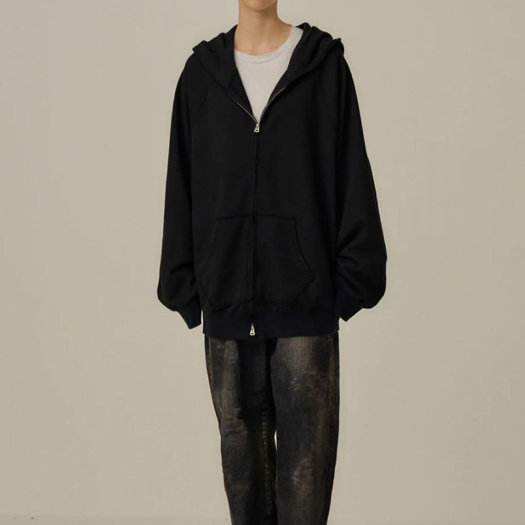 【サイズ1】ANCELLM アンセルム SWEAT HOODIE COAT