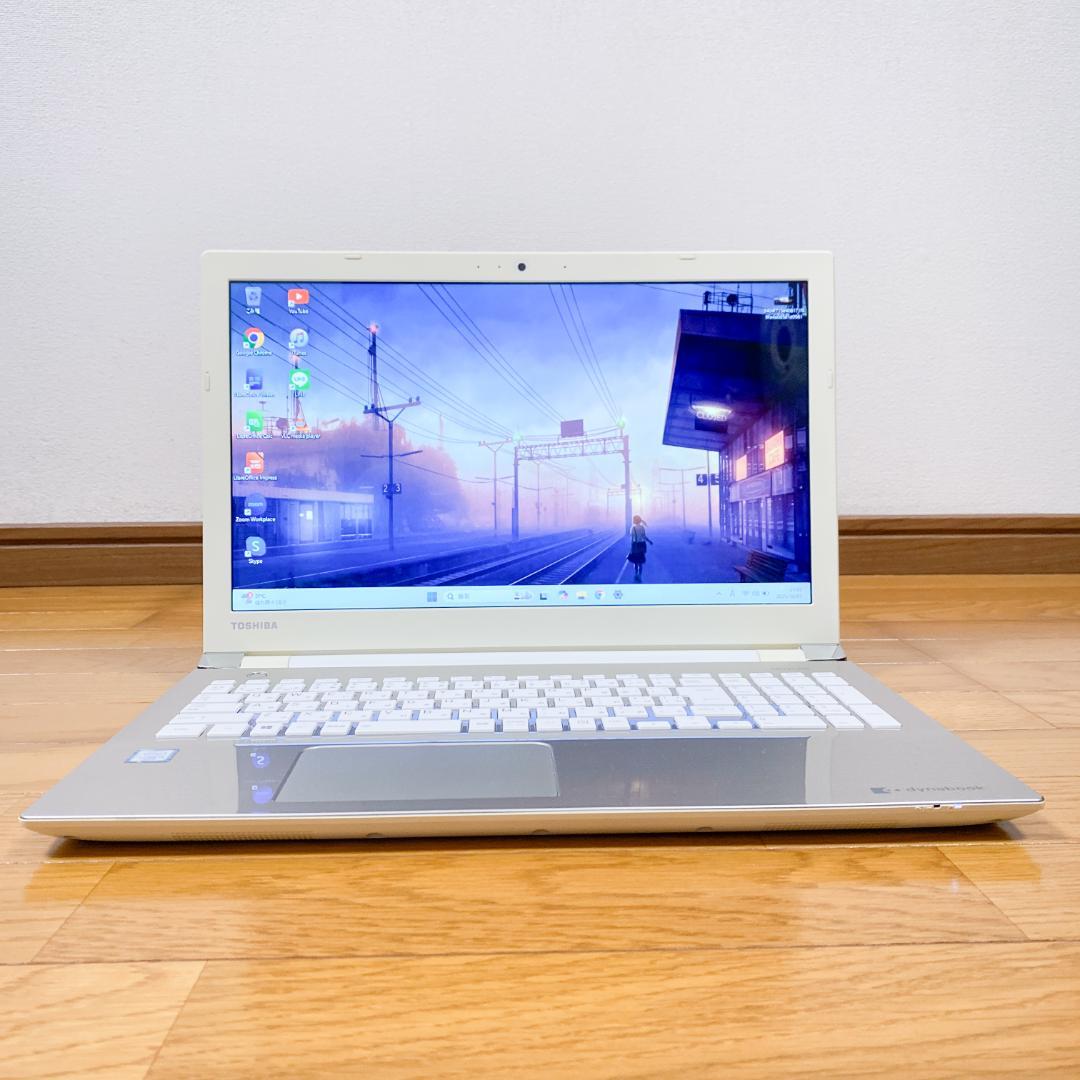 早い者勝ち！第6世代i5 新品SSD メモリ8 Win11 東芝ノートパソコン